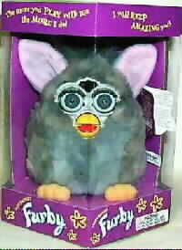 Solid Grey Furby with GREY eyes
