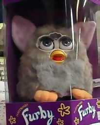Solid Grey Furby with BROWN eyes