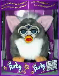 The Original Grey & White Tuxedo Furbys